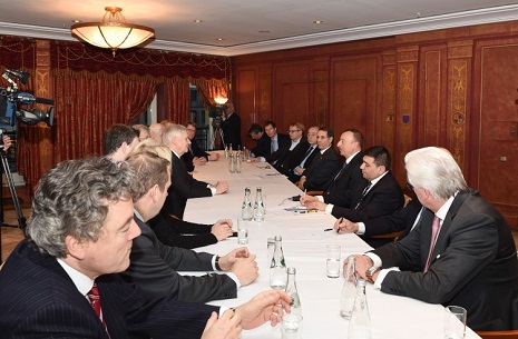 Azerbaijani president meets German parliament, German-Azerbaijani Forum members